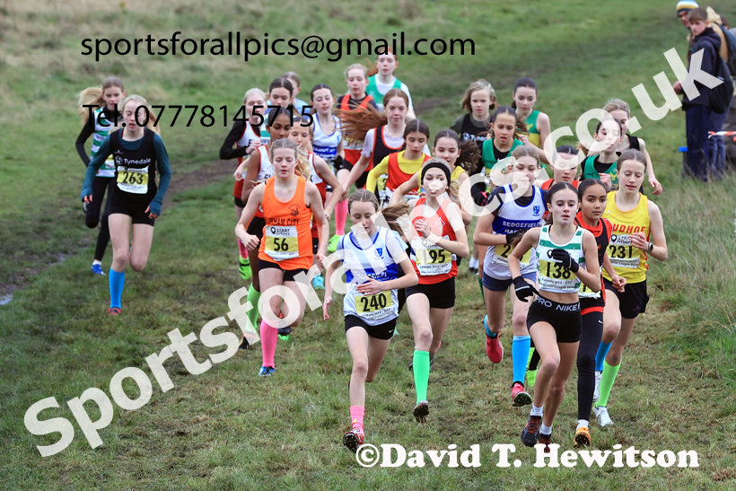 Girls Under-13s 2025 Start Fitness NEHL, Wrekenton, Gateshead, Sunday, November 23rd. Photo: David T. Hewitson/Sports for All Pics